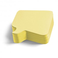 Модерационные карты "Диалог" (прямоугольник, 250 шт) желтые