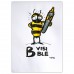 Набор двухсторонних маркеров Neuland TwinOne® "Пчела", 5 шт