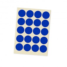 Набор синих наклеек "Точка" (1000 шт)